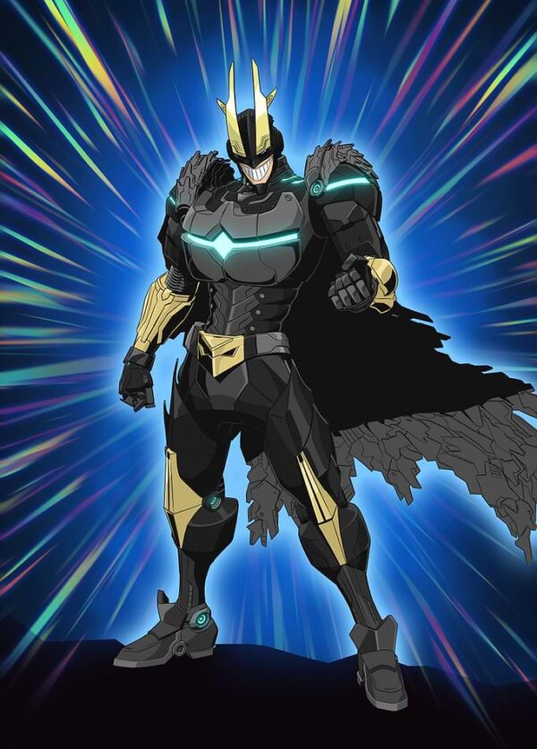 Armored All Might: кибернетический символ мира