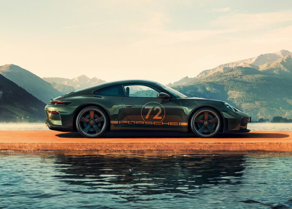 Porsche 911: спокойствие у горного озера