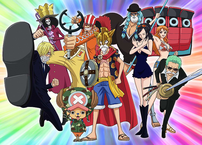One Piece: команда Соломенной Шляпы в костюмах