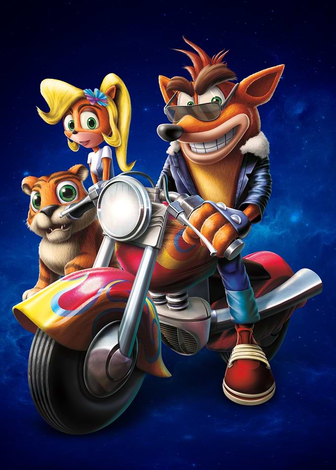 Crash's motorcycle