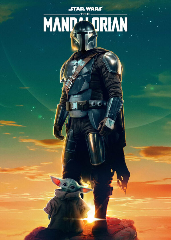 The Mandalorian s.3 logo poster