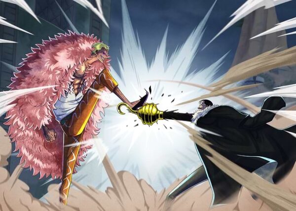 Iconic Painted Donquixote Doflamingo vs Crocodile