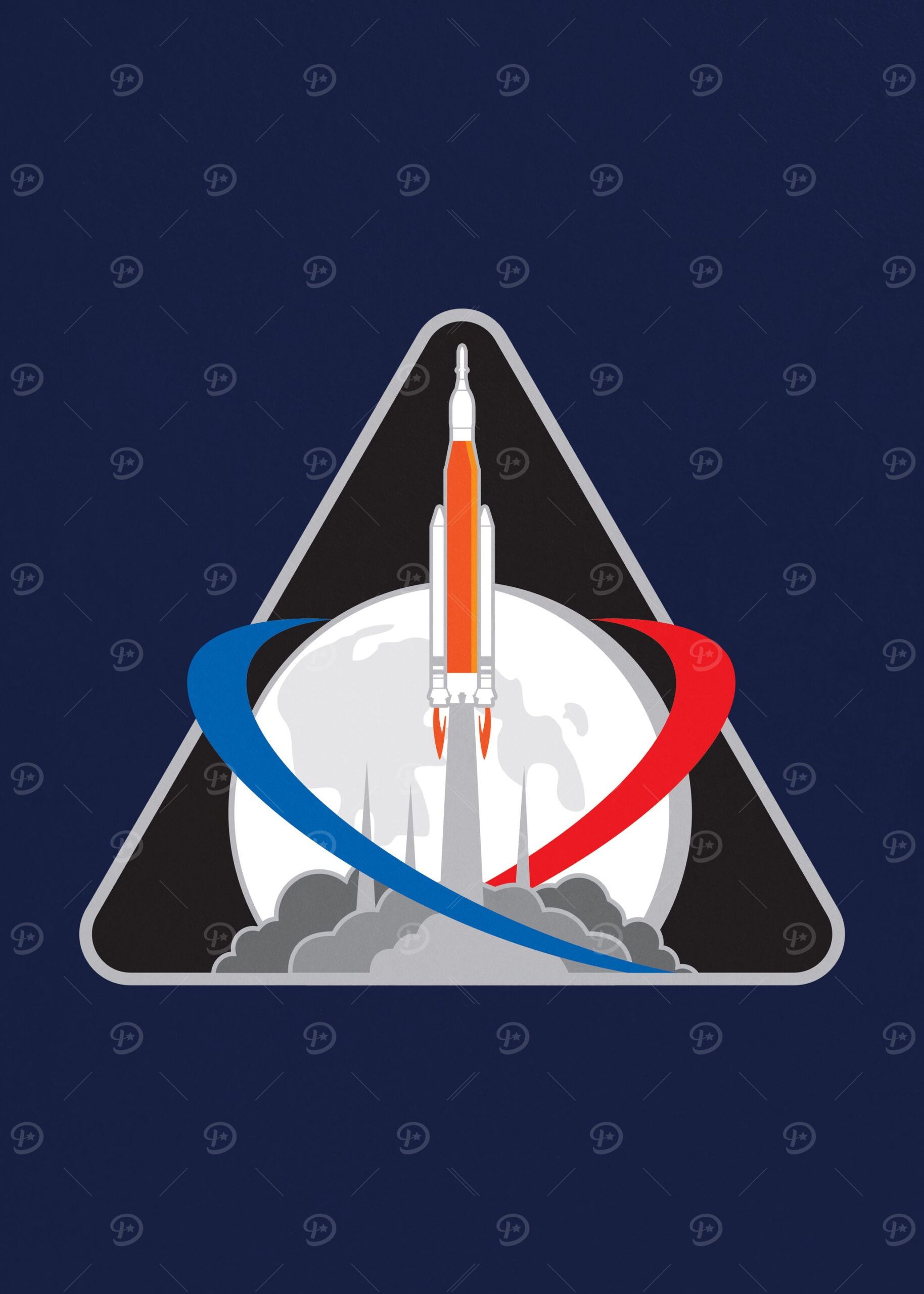 Artemis I Logo Navy