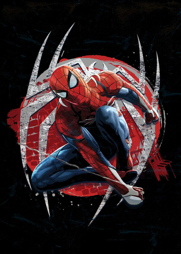 Spider-Man in Ready-to-Spring Pose