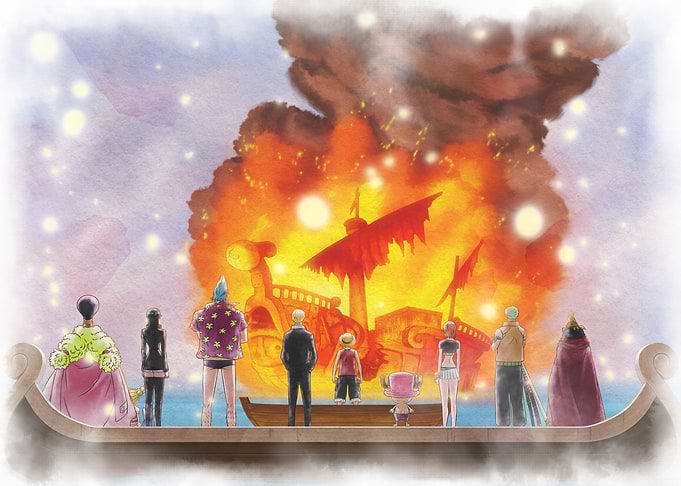 Iconic Watercolor Farewell To Going Merry
