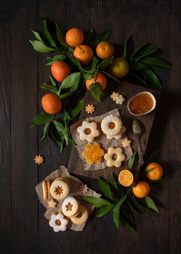 Mandarin Linzer печенье