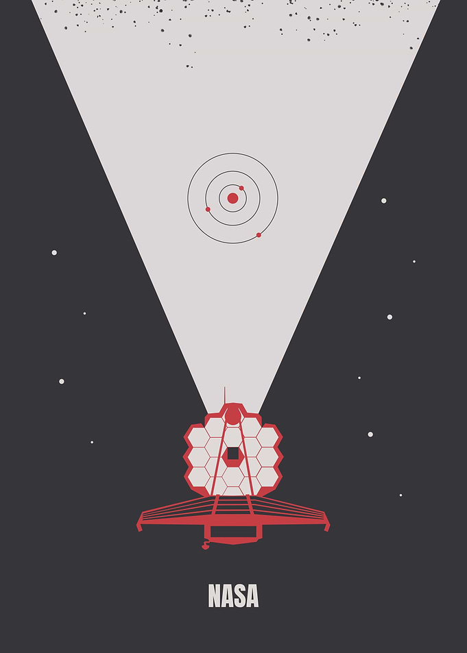 Webb minimalistic red