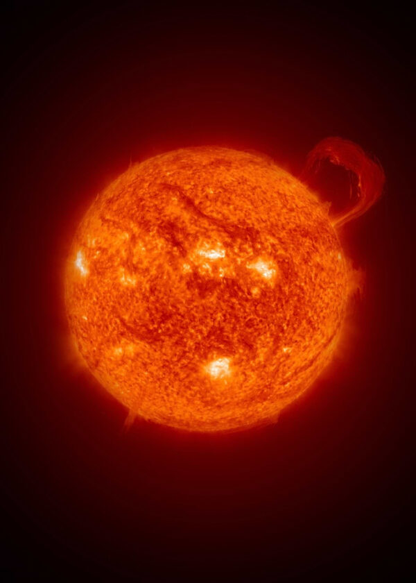 Handle shaped Prominence