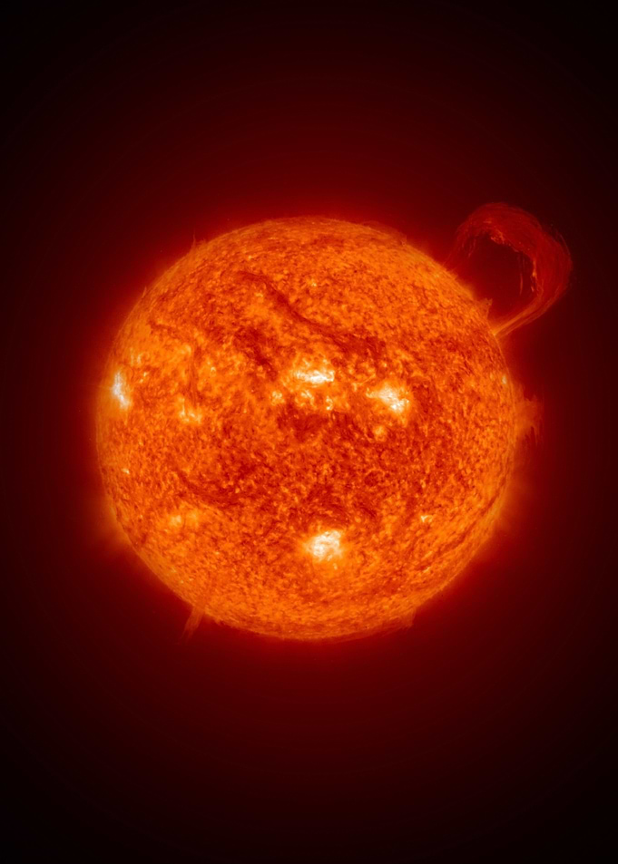 Handle shaped Prominence
