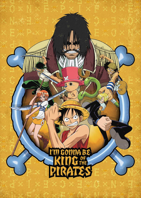 East Blue Straw Hat Crew and Gold Roger