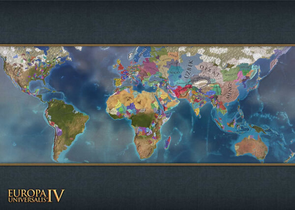 World Blue Map