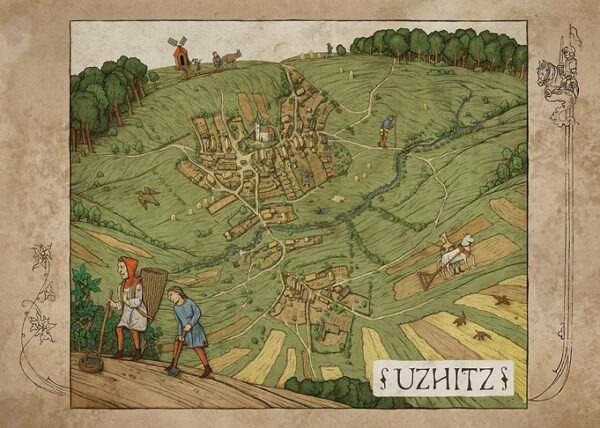 Uzhitz Map