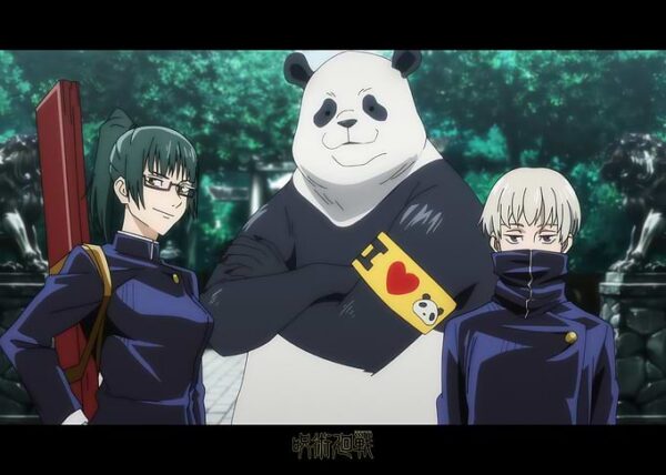 JJK S01: Panda, Maki and Toge ready for training