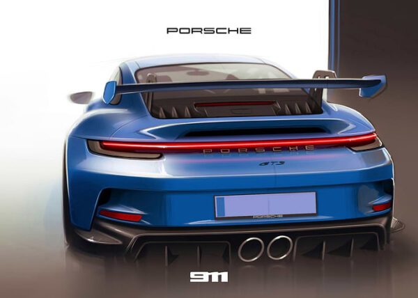 Porsche 911 GT3 Rear View