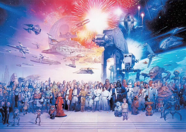 Star Wars Mural 1 poster