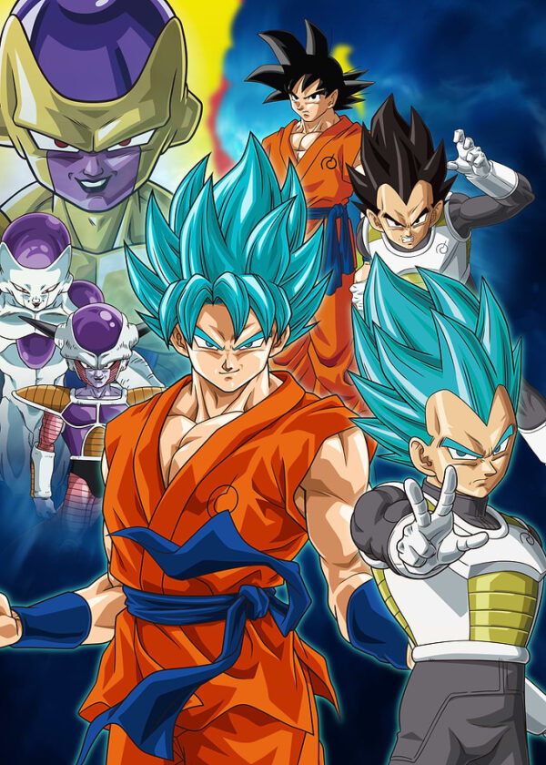 Goku, Vegeta and Frieza