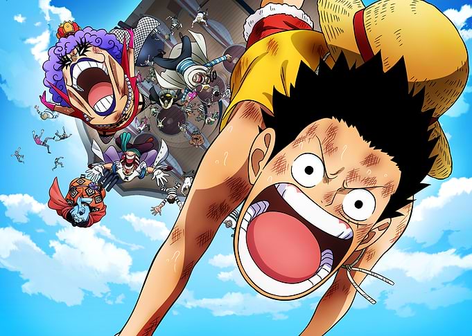 Iconic Moments Brushed Luffy arrives at Marienford