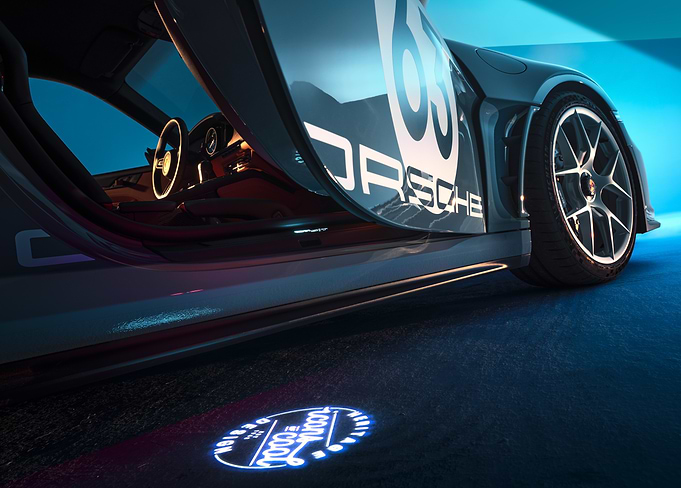 Светящаяся икона Porsche