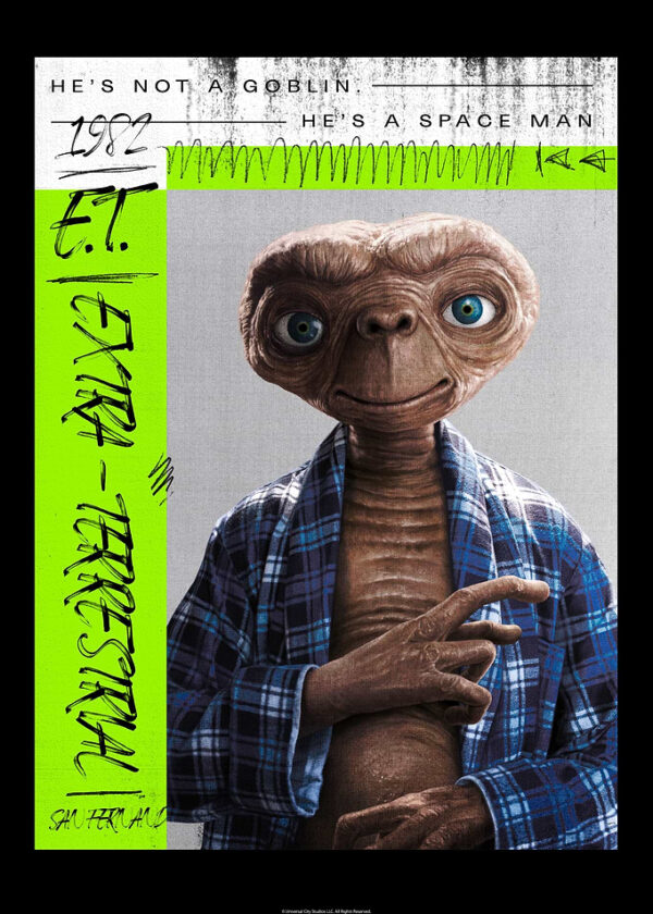 E.T. wearing a shirt