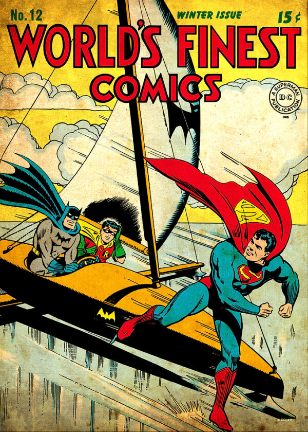Worlds Finest Superman Batman Robin by Jack Burnley
