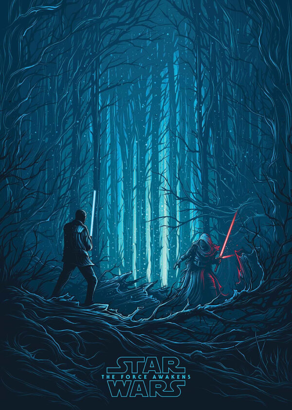 Kylo vs Finn poster