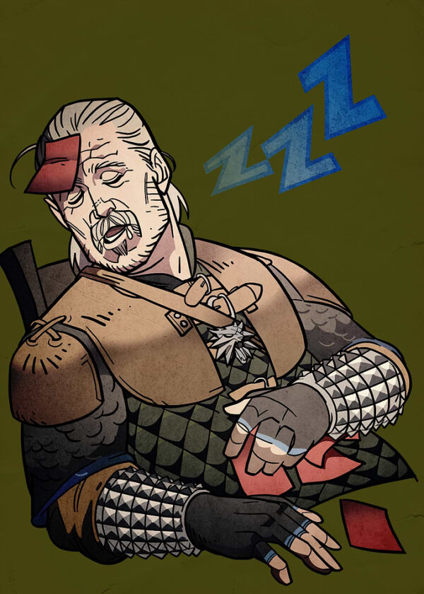 Sleeping Vesemir