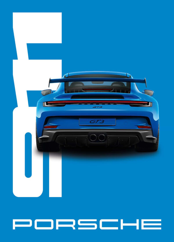 Синий Порше 911 GT3