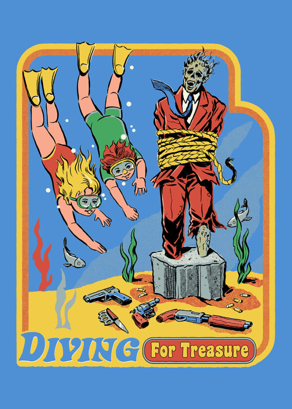Diving for treasure