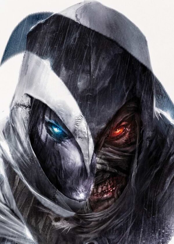 Moon Knight's real face