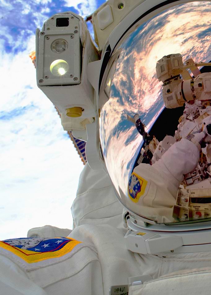 Space selfie