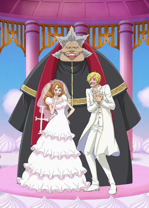 One Piece: молодожёны Пирожного острова!