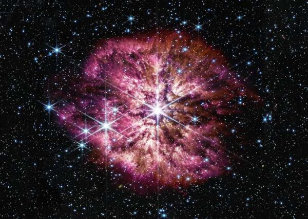 Blooming Wolf-Rayet Star