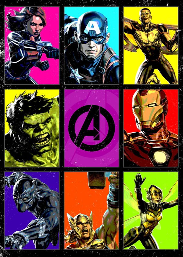 Avengers Pop Art
