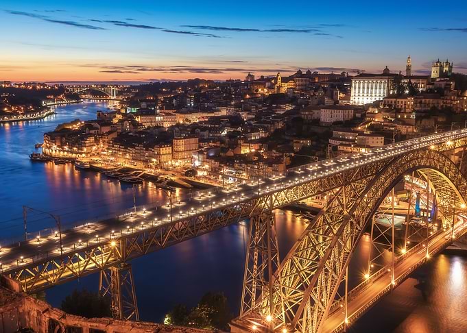 Portugal Porto Blue Hour