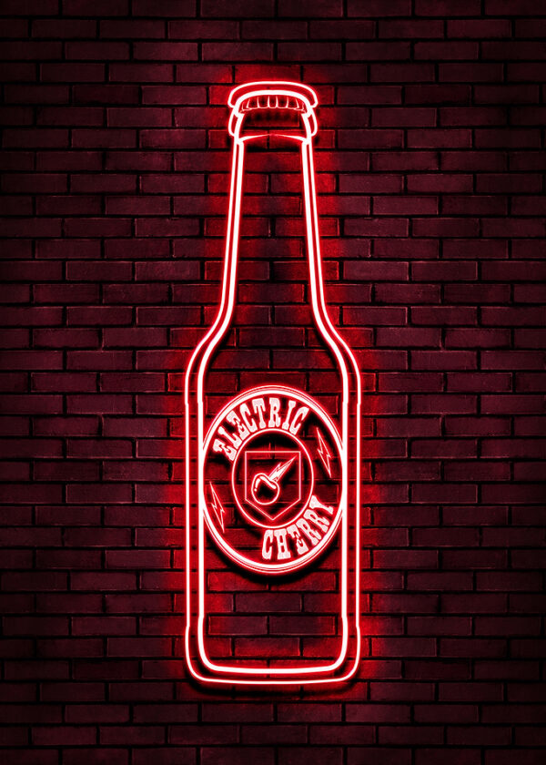 Electric Cherry Wall Neon