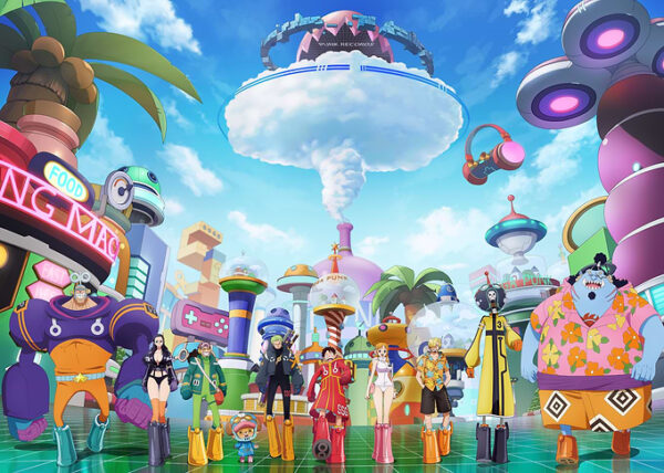Straw Hat Pirates exploring Egghead Island