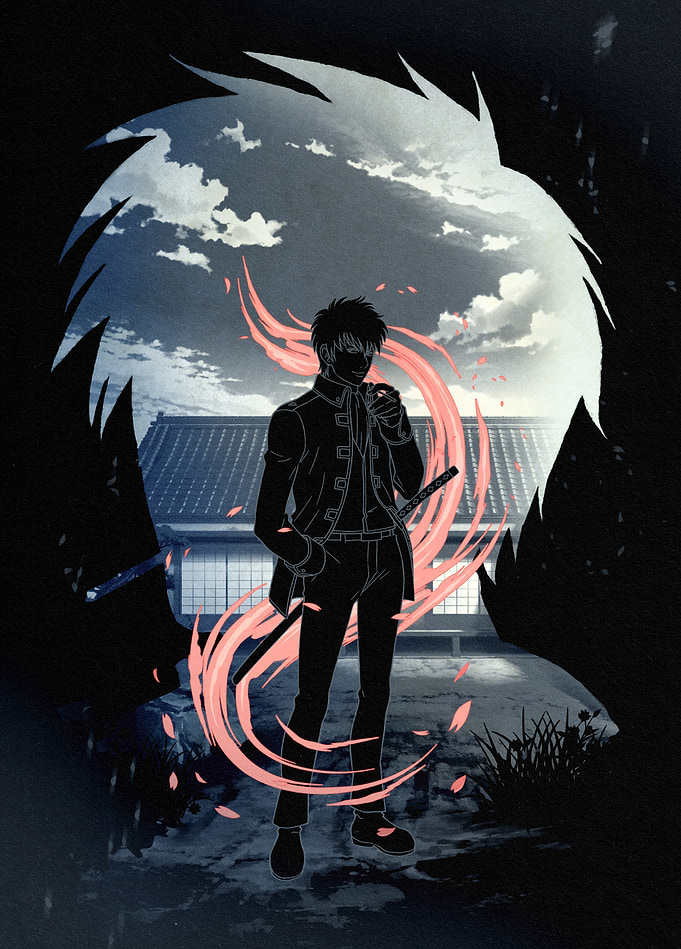 Гинтама Тоширо: заместитель командующего Синсэнгуми.