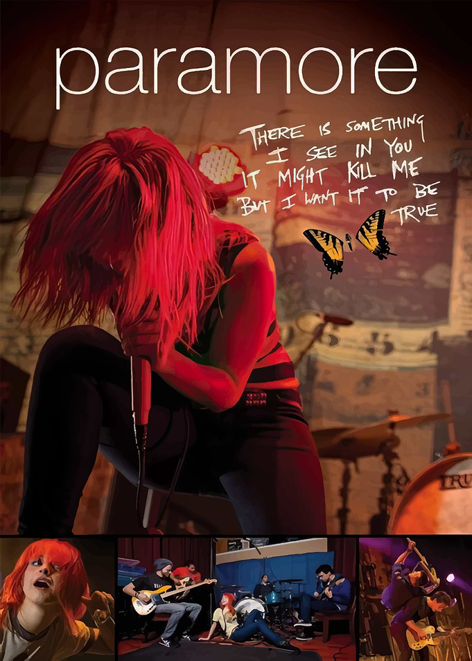 Paramore Band Poster