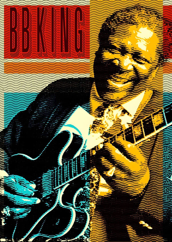 BB King Pop Art Poster