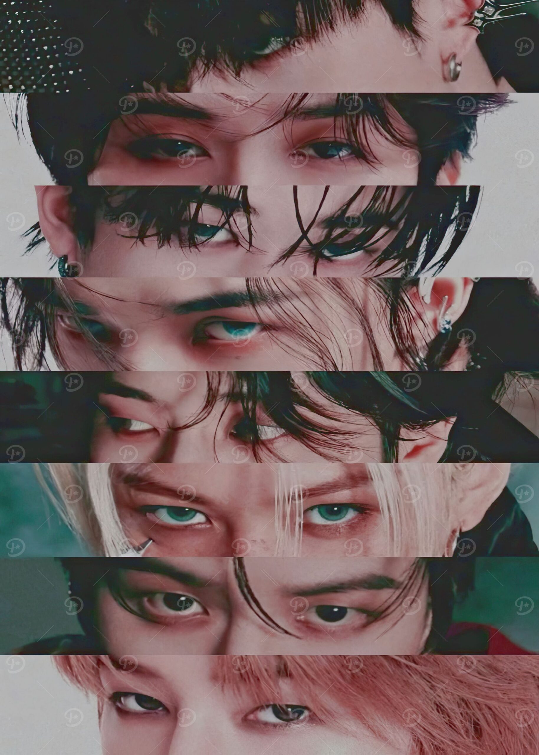 Intense Eyes Collage