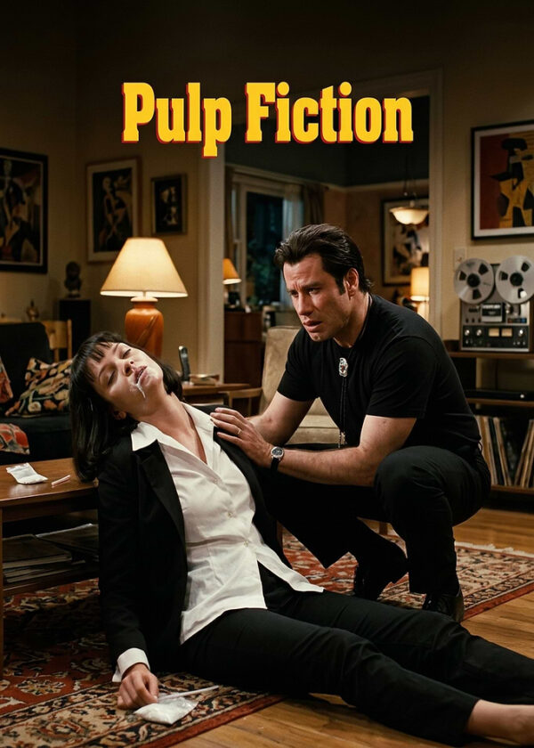 Pulp Fiction Movie Scene Poster