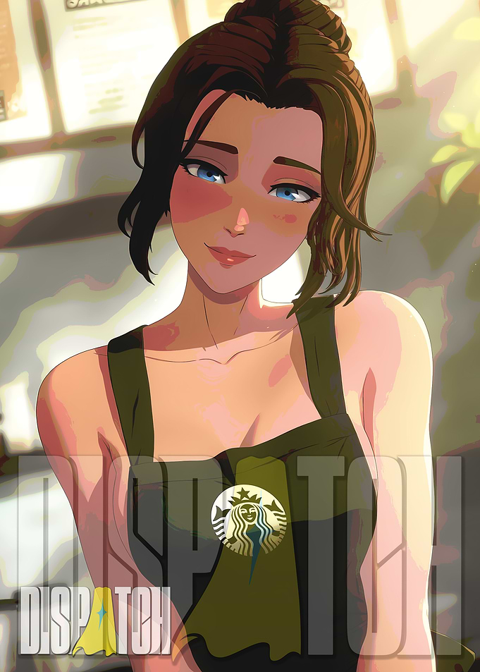 Starbucks Barista Digital Art