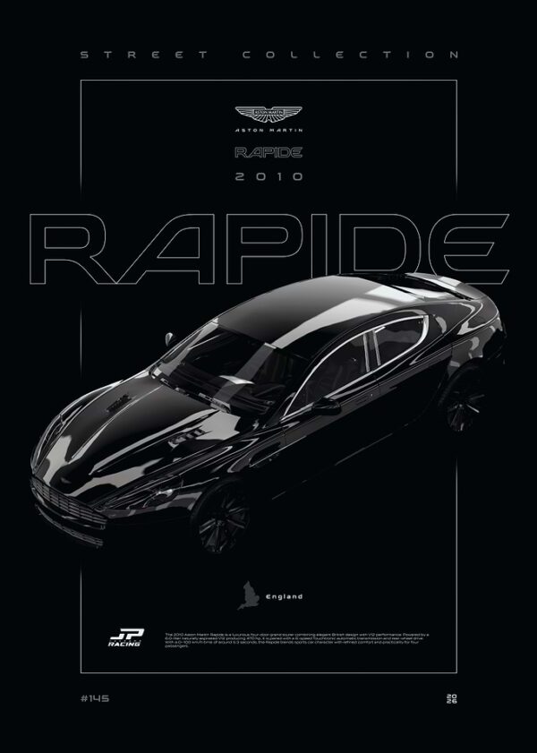 Aston Martin Rapide 2010 Poster