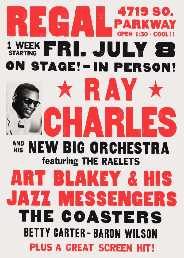 Ray Charles Concert Poster