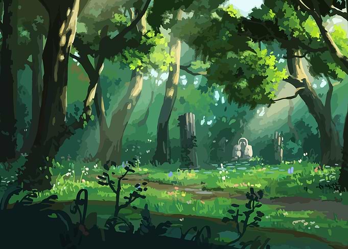 Sunlit Forest Clearing on stardew valley gaming