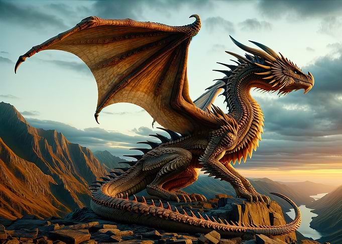 Southwestern Sunset Dragon