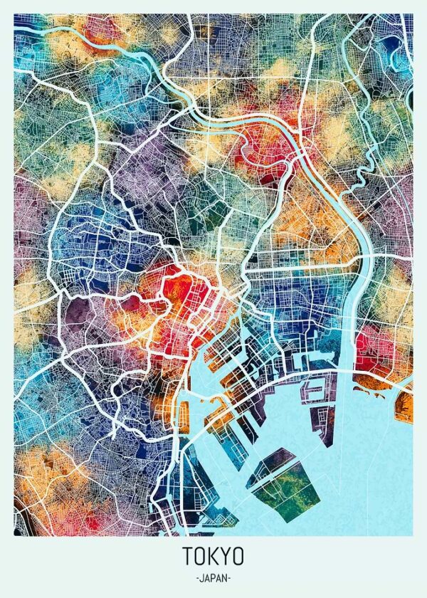 Tokyo Japan Map