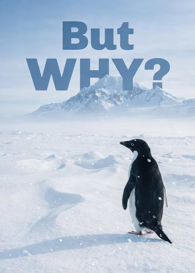 Penguin in Antarctica : But Why?