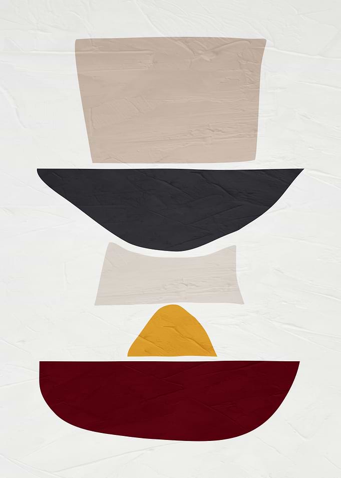 Abstract Geometric Shapes Art