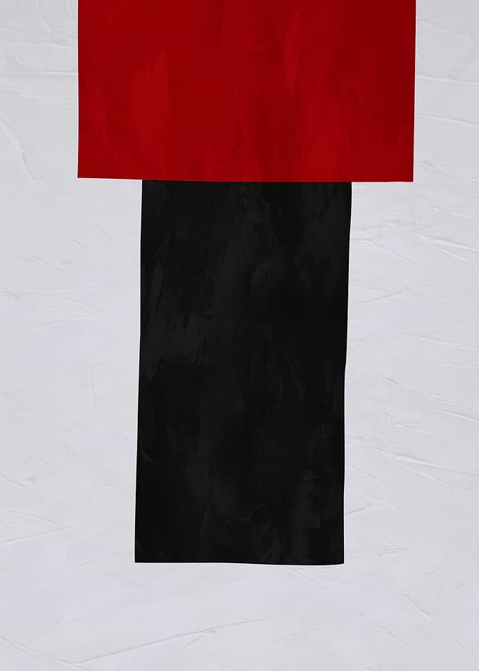 Abstract Red and Black Design